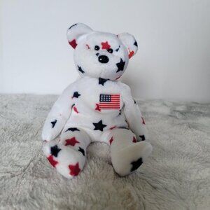 Vintage 90s Retired Ty Beanie Baby Glory The Bear